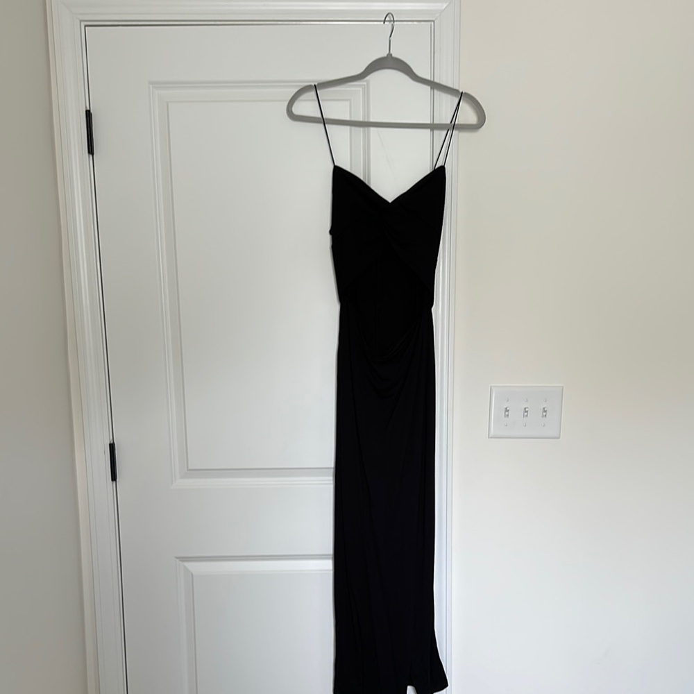 ASOS design cutout Elegant Black Evening Dress. Like new